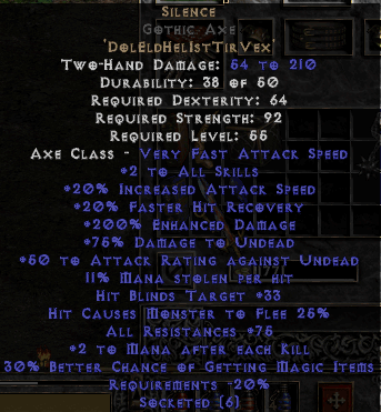 Impressive Simple Weapon